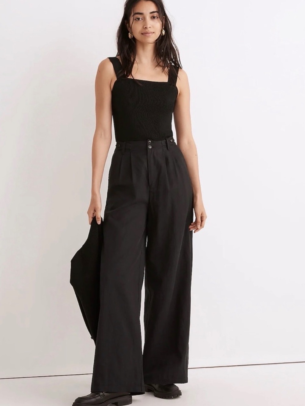Madewell Harlow wide leg trouser
